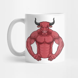 Bull as Bodybuilder extreme Mug